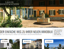 Tablet Screenshot of immobilien-lagler.de